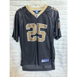 Reebok NFL Reggie Bush Jersey XL Youth 18-20 Black And Gold New Orleans Saints